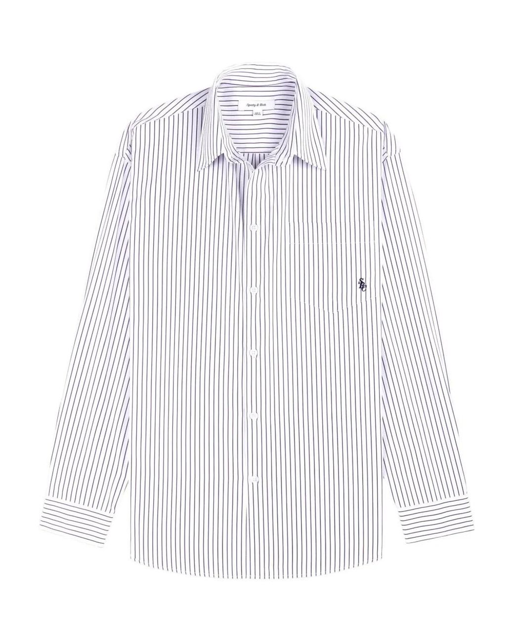 Sporty & Rich White Cotton Shirt