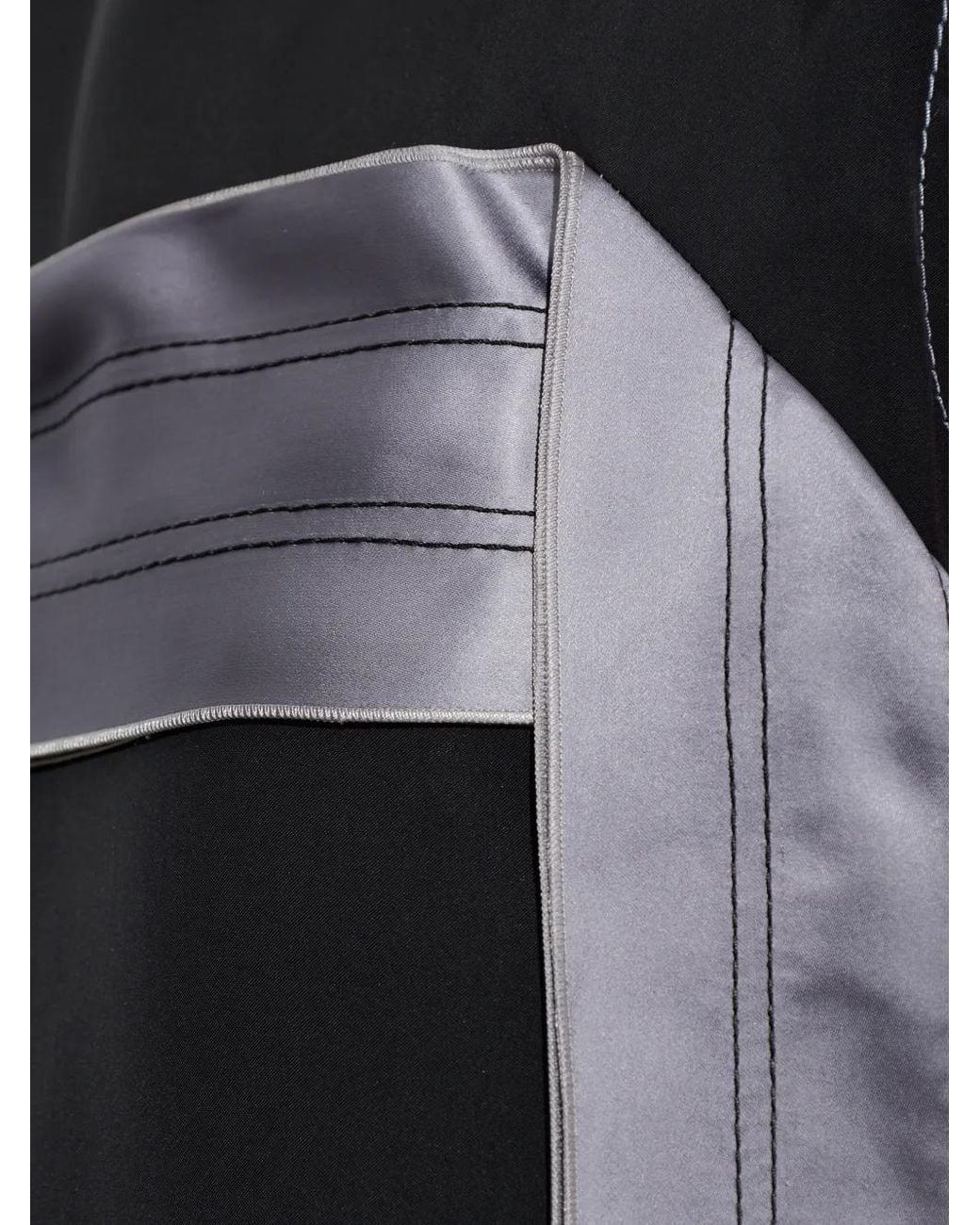 Marni Black Contrast-Trim Sleeveless Midi Dress