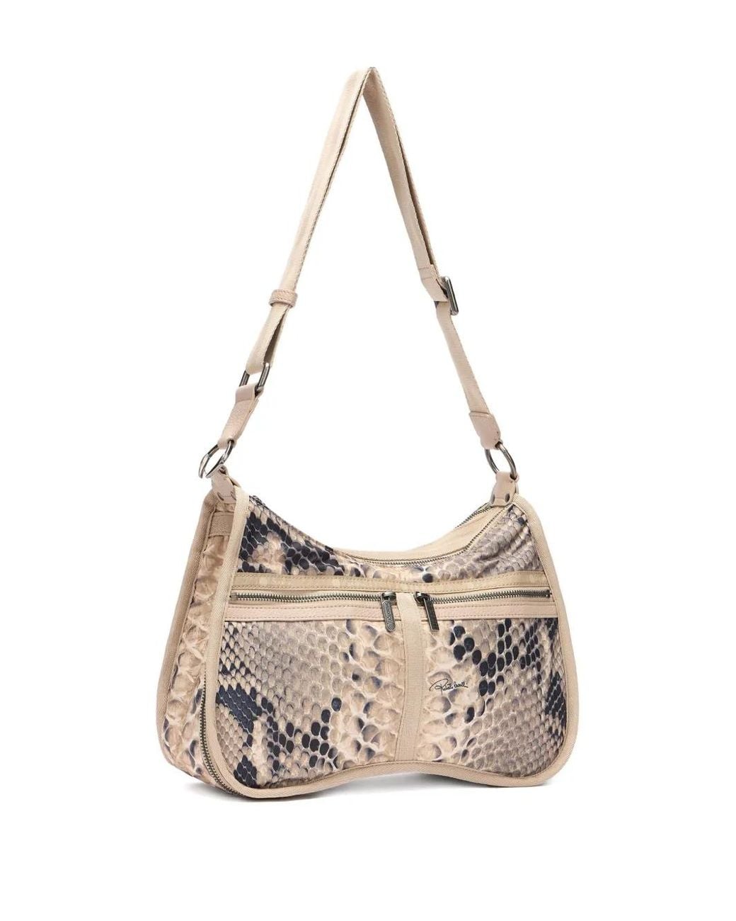 Roberto Cavalli White Torino Shoulder Bag