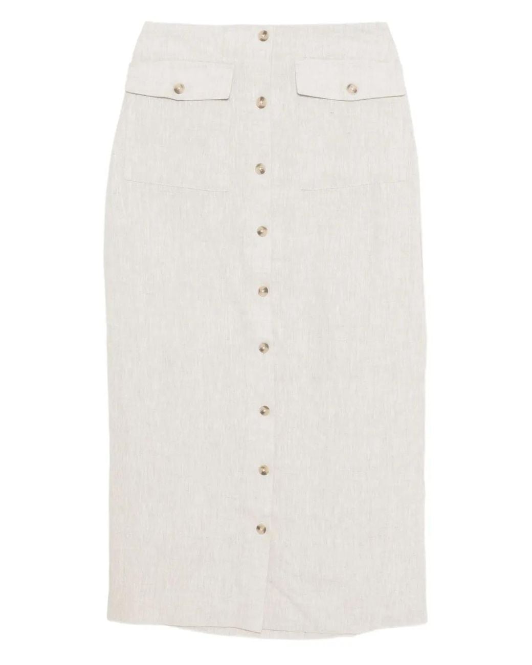 Reformation White Britt Skirt