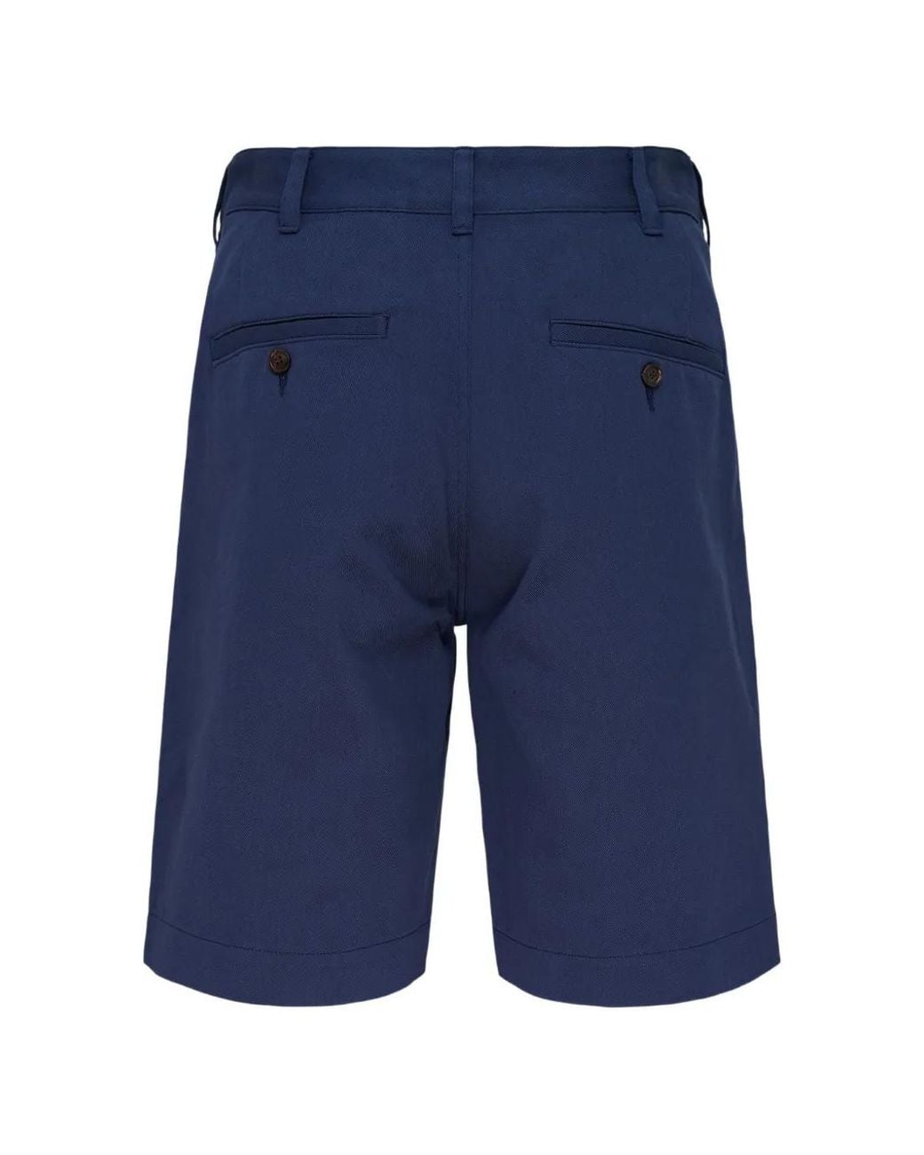 Visvim Blue Bearn Pleated Chino Shorts for men