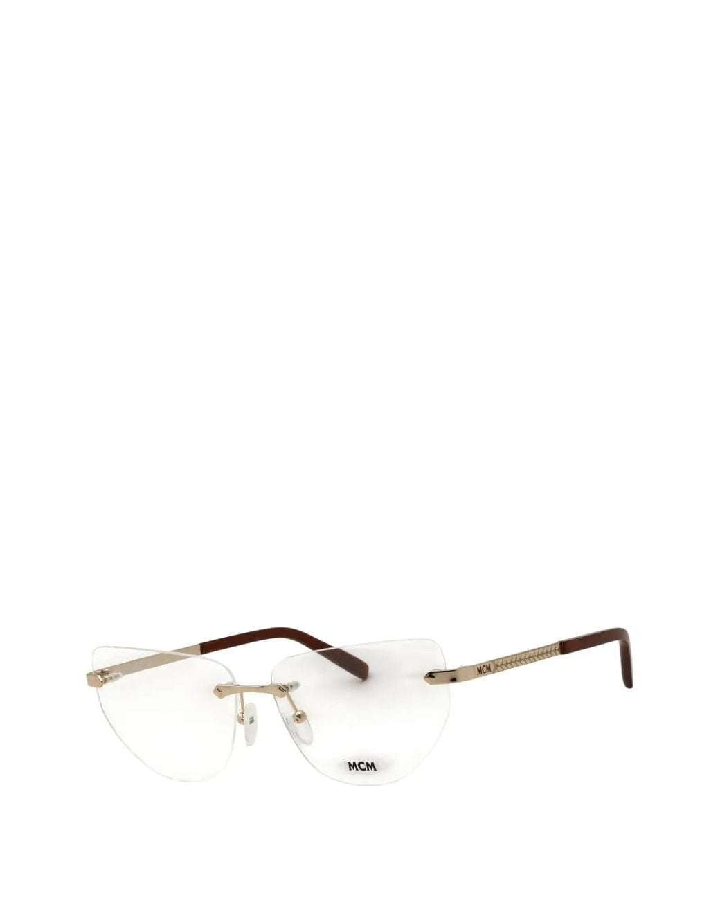 MCM Natural Cat-Eye Glasses