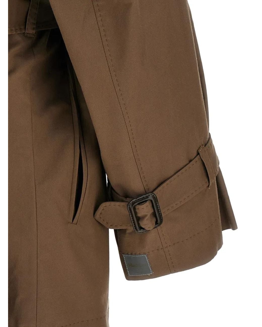 Max Mara Brown Caroline Short Trench Coat