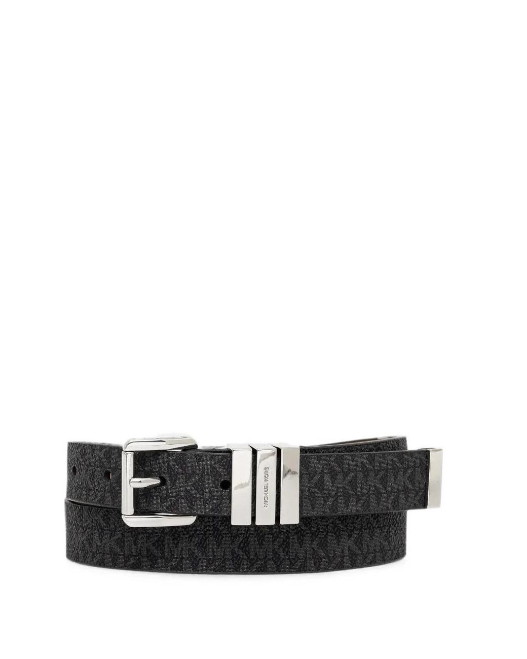 MICHAEL Michael Kors White Signature Logo Belt