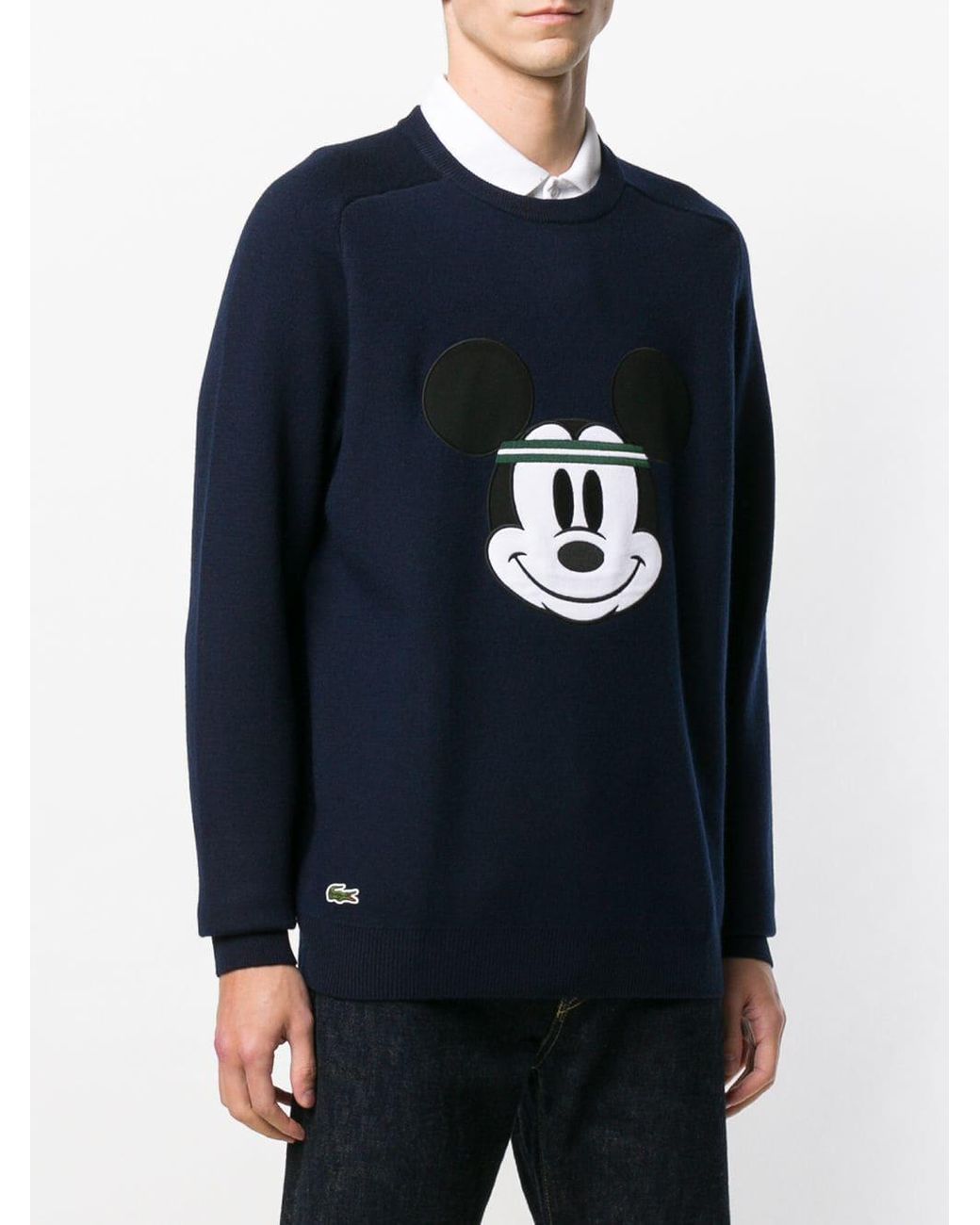 Lacoste Mickey Mouse Jumper in Blue for Men | Lyst UK