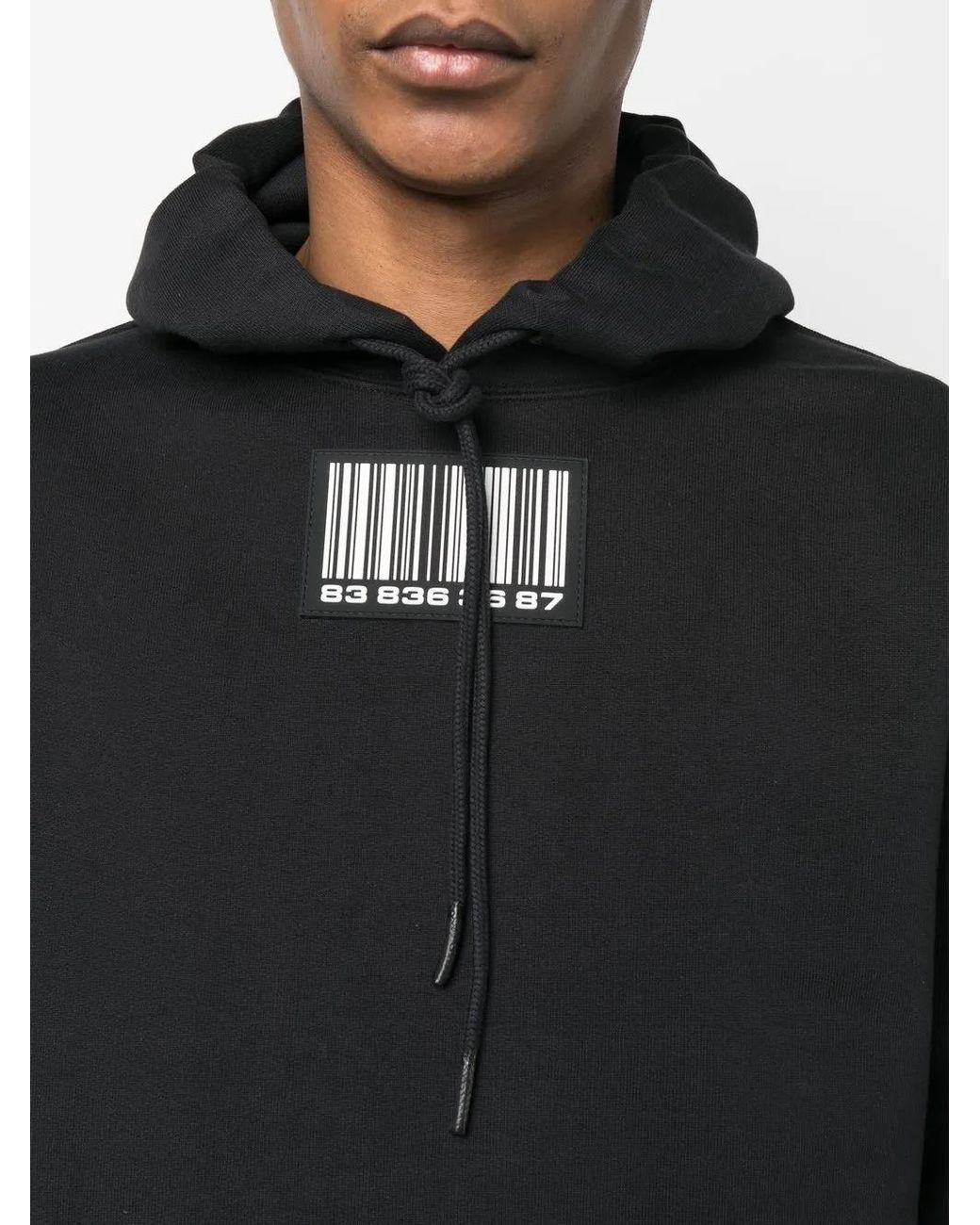 VTMNTS Hoodie Mit Logo-Patch in Black für Herren