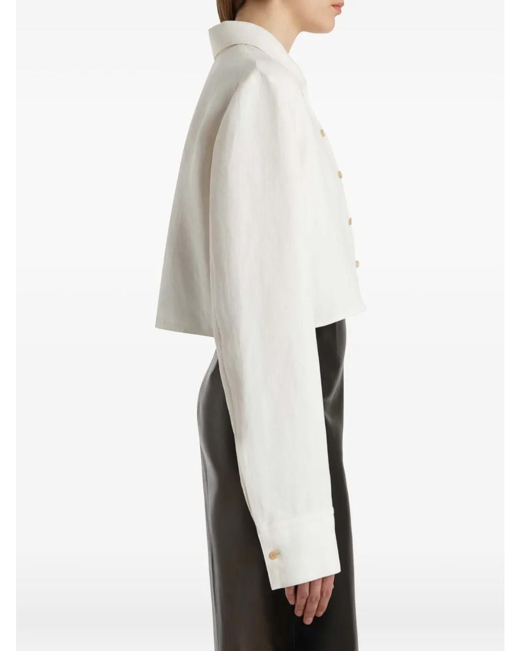 Khaite White Jasen Top