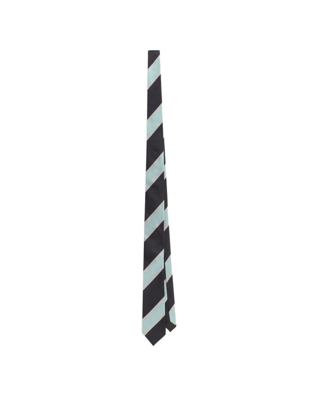 Dolce & Gabbana White Martini Striped Tie for men