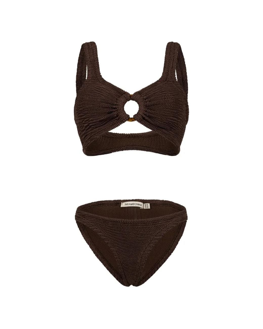 Paramidonna Brown Irina Ring-Detail Bikini