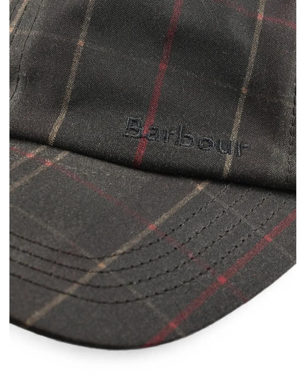 Barbour Baseballkappe Mit Schottenkaro in Gray für Herren