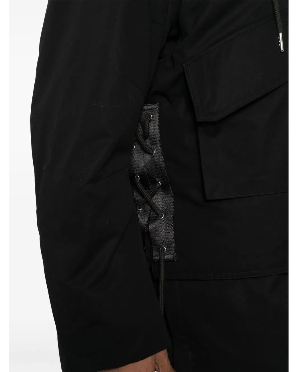 Helmut Lang Black Arctic Double Puffer Jacket for men
