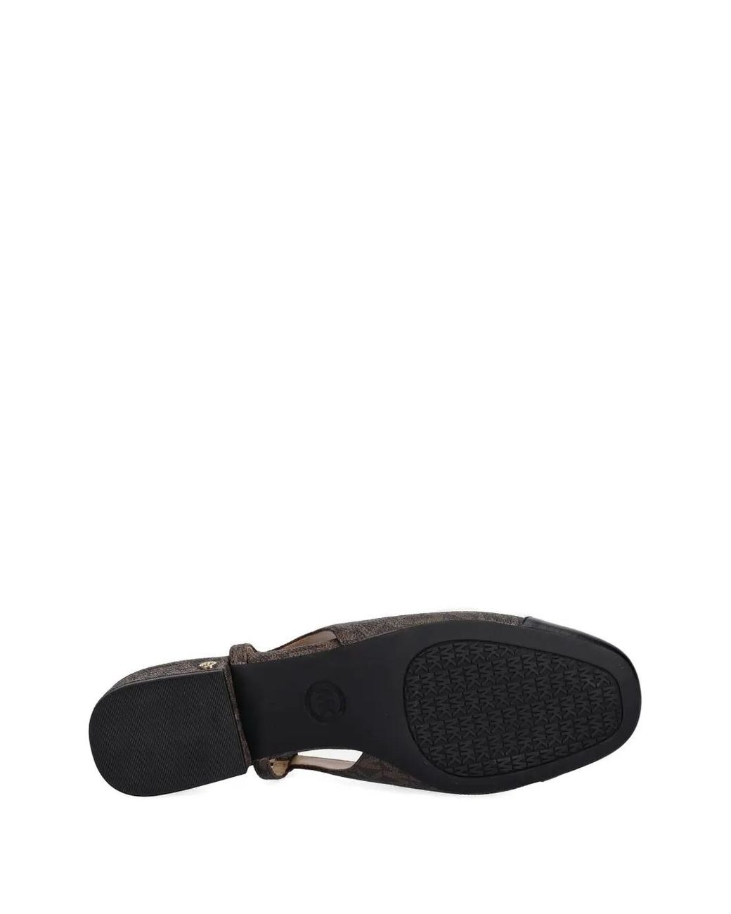Michael Kors Brown Slingback-Pumps Mit Monogramm