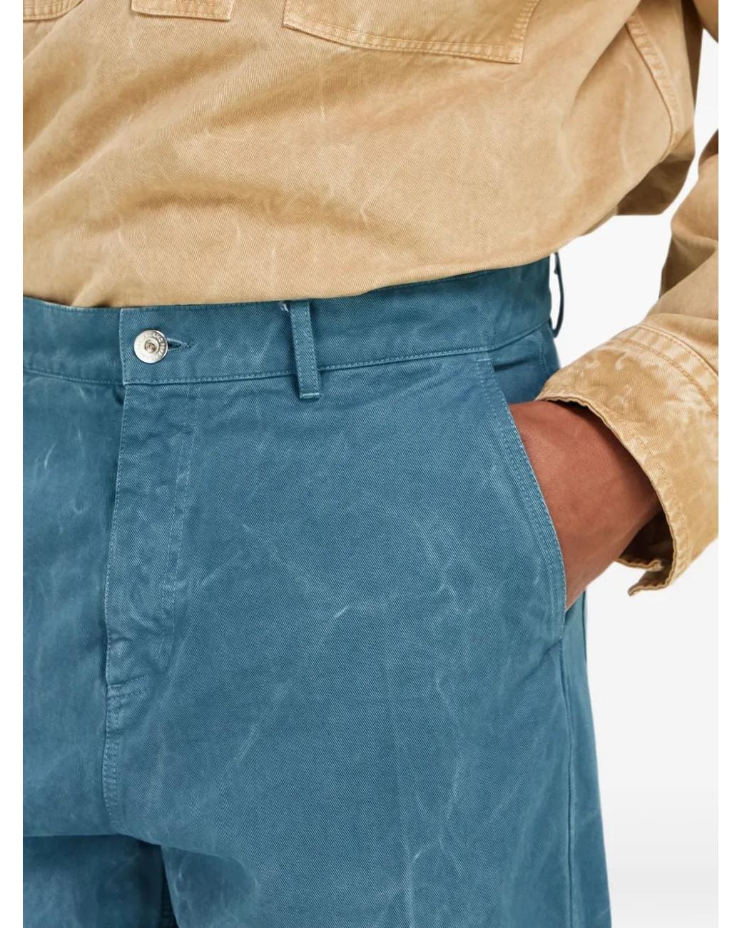 Ferragamo Blue Workwear Trousers for men