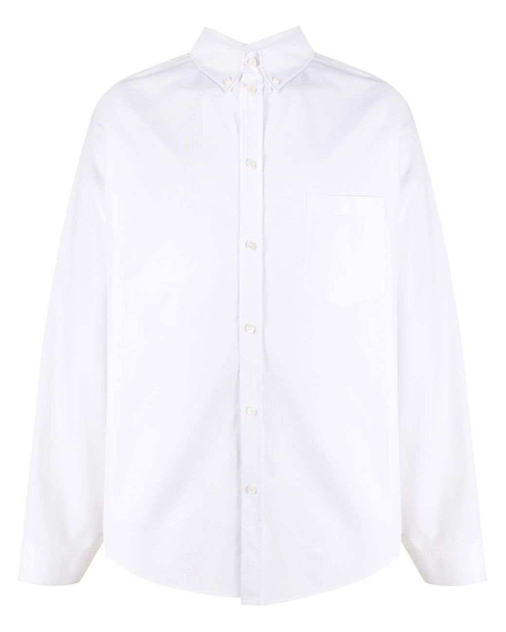 balenciaga double shirt mens