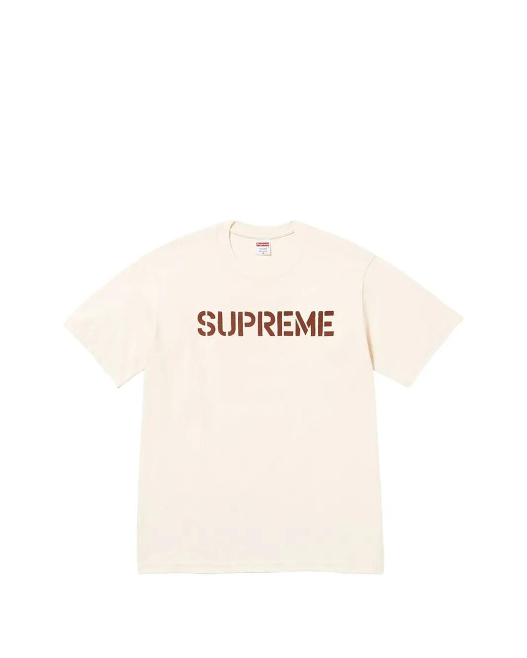 Supreme White T-Shirt À Logo Imprimé for men