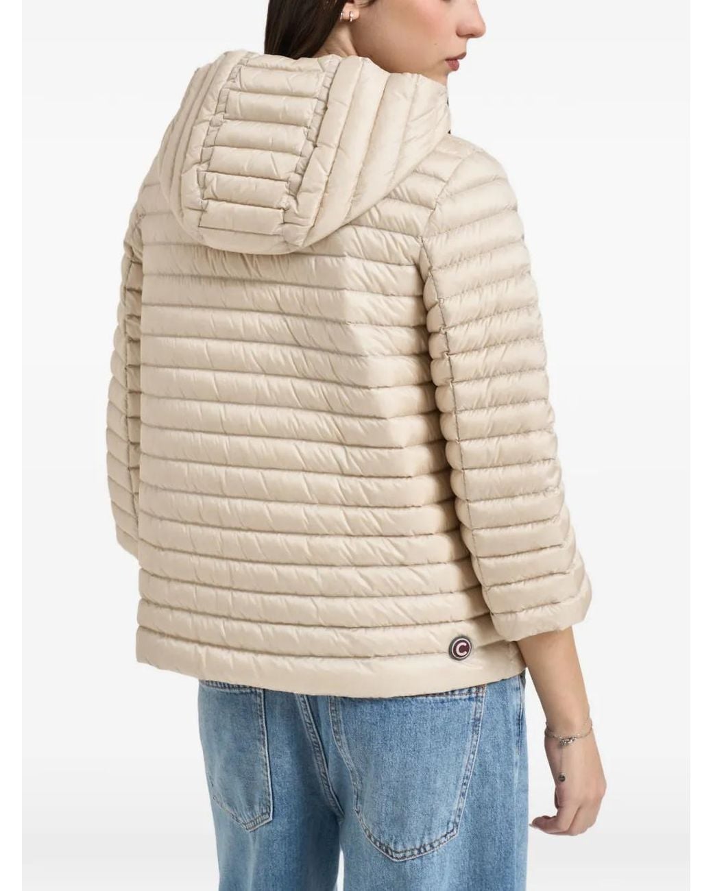 Colmar Blue Hooded Quilted Jacket