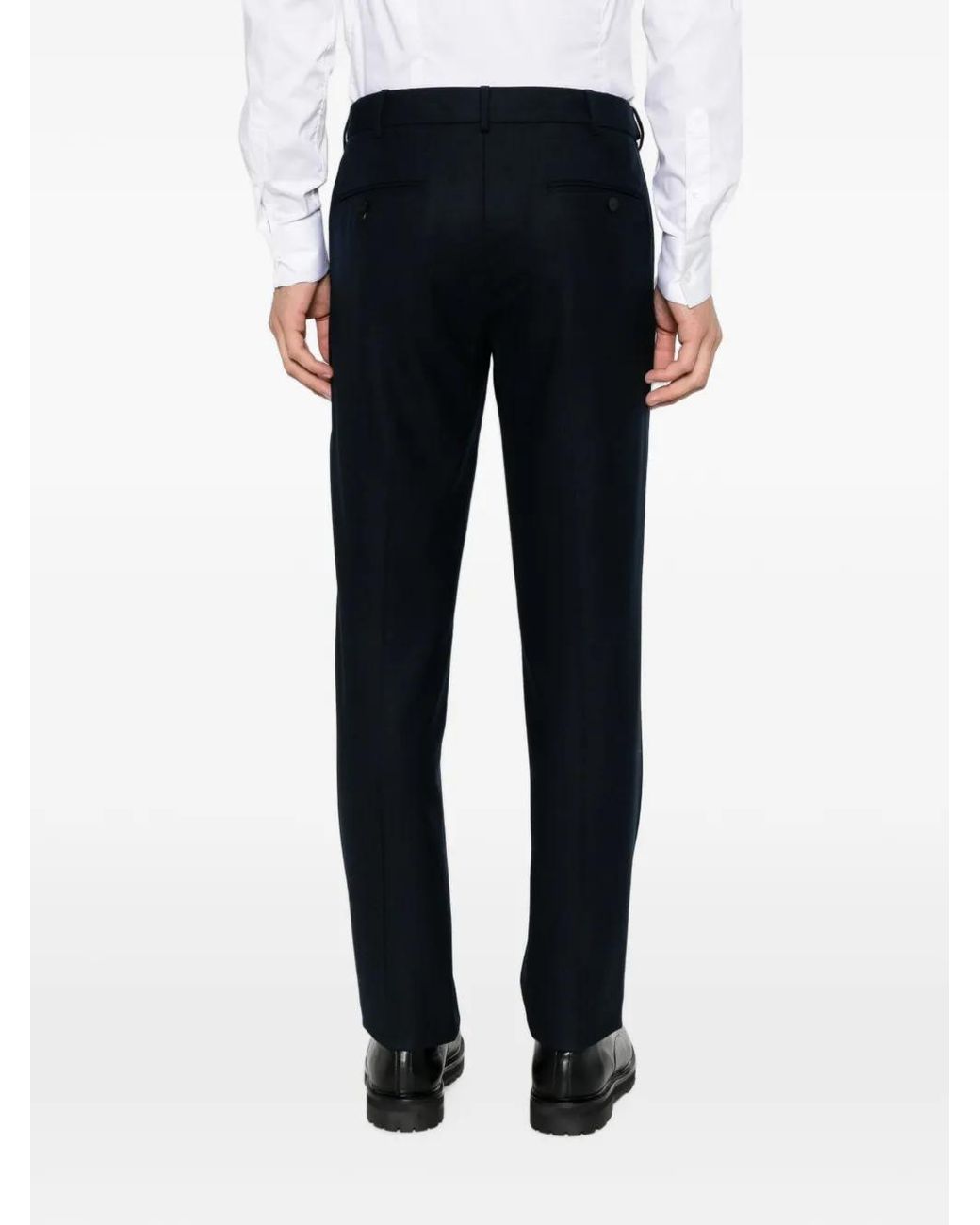 Cellar Door Blue Paloma Tailored Trousers for men