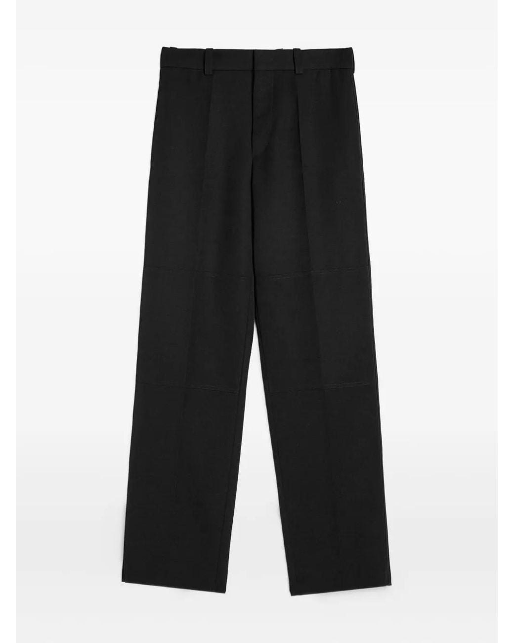 Jil Sander Wollen Broek in het Black voor heren