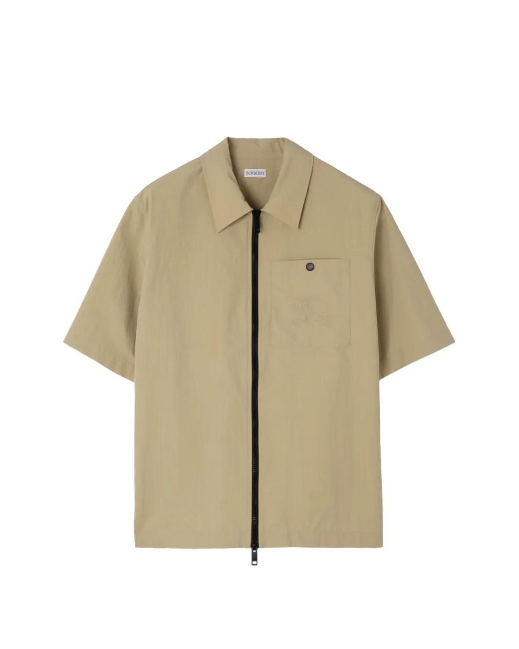 Burberry Natural Nylon Zip Overshirt for men