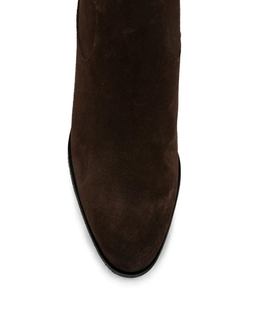 SERGIO MORETTI FIRENZE Black Round-Toe Zip-Fastening Boots