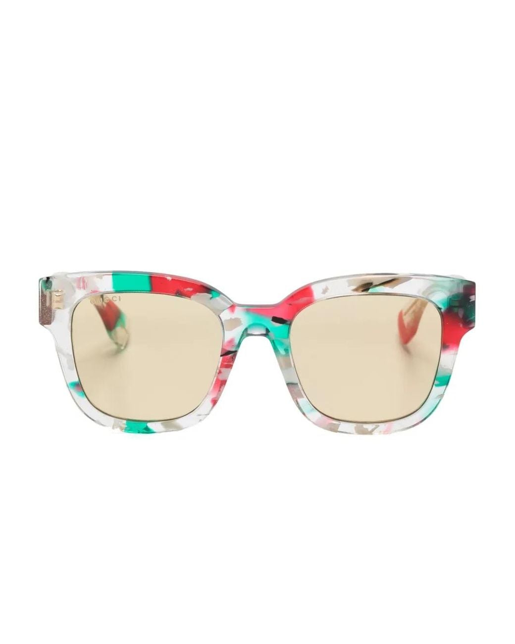 Gucci Pink Wayfarer-Frame Sunglasses