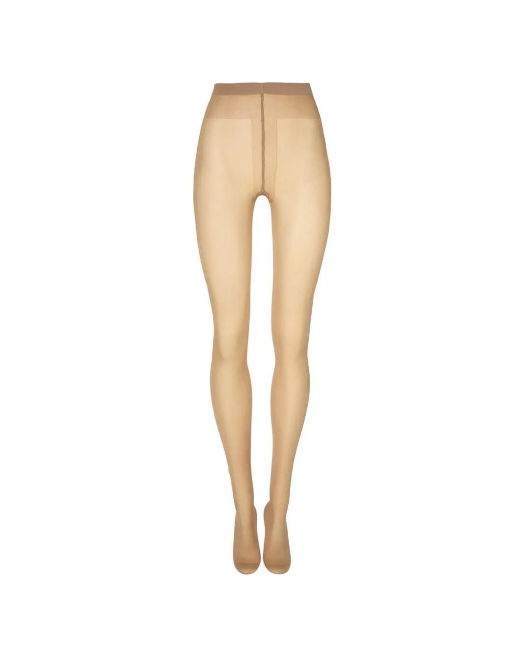 Wolford White Semi-Sheer Support Tights