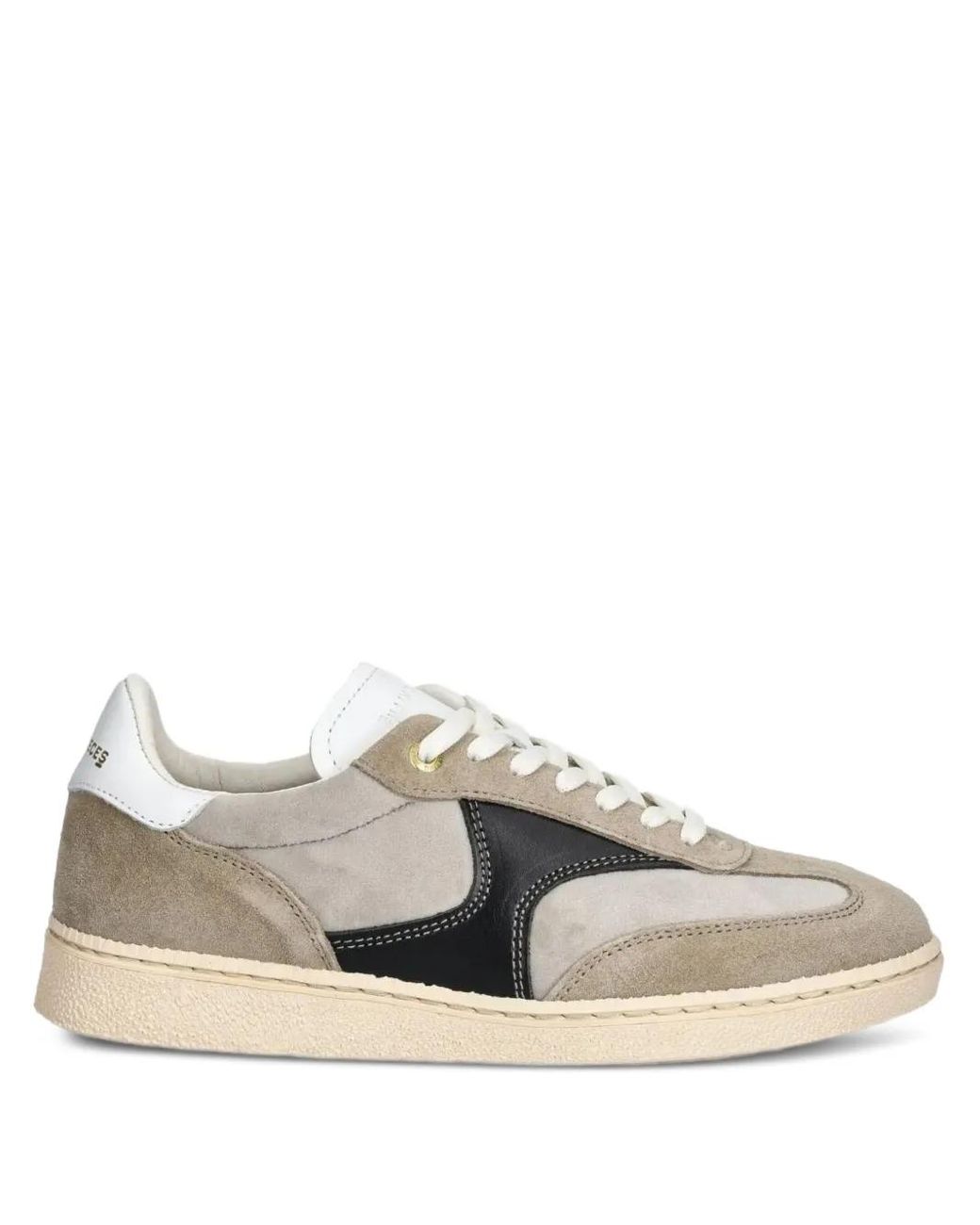 Filling Pieces Gray Suede Low-Top Sneakers