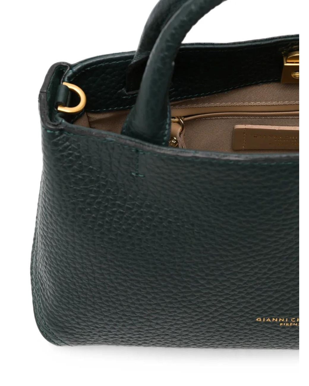Gianni Chiarini Black Amal Pebbled-Leather Tote Bag