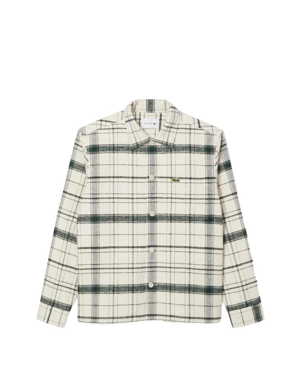 Camicia A Quadri di Lacoste in White da Uomo