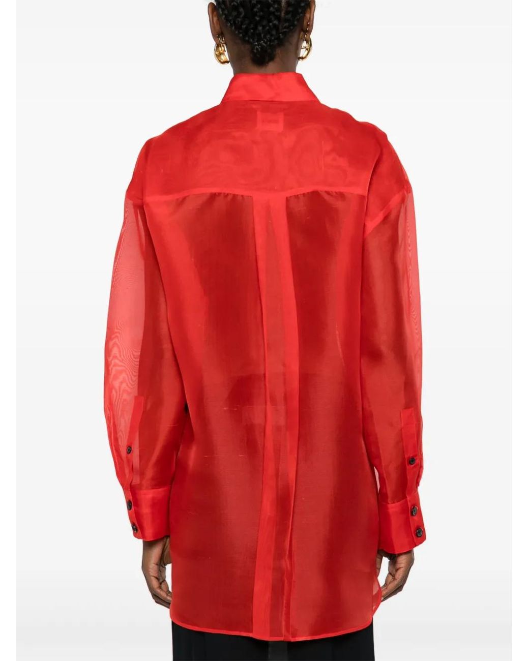 Khaite Red Mahmet Top