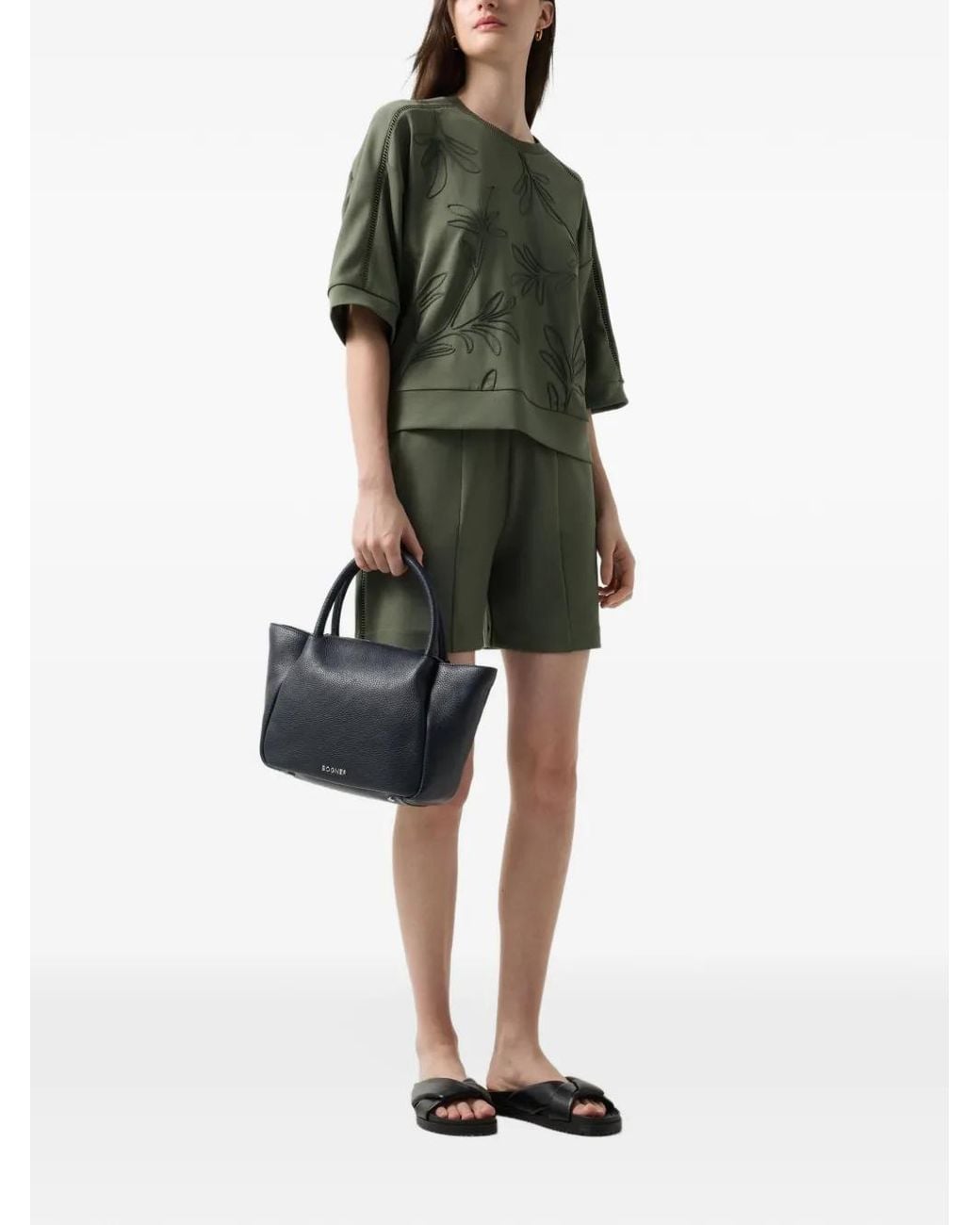 Bogner Green Romi Jersey Shorts