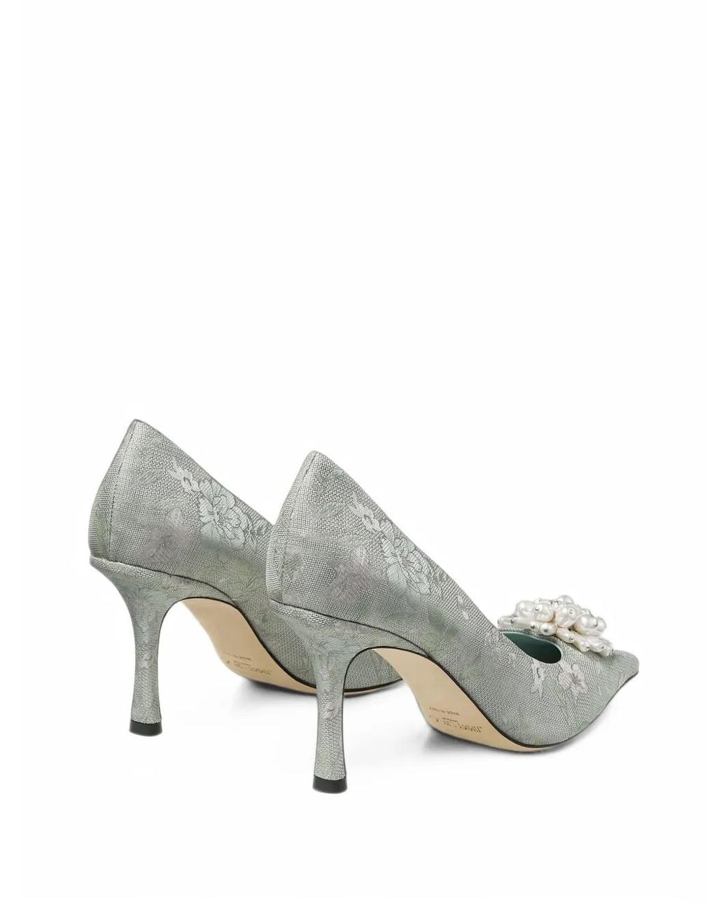 Jimmy Choo White Ines Pumps 85