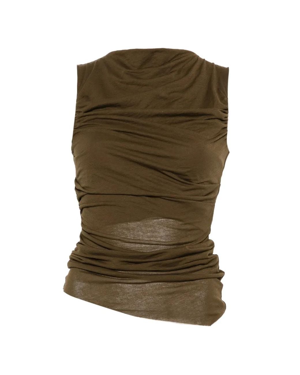 Soeur Green Irina Draped Top