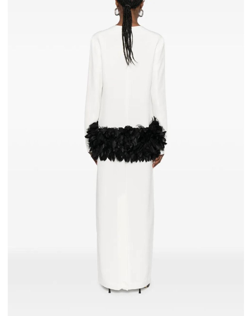 Totême Black Petal Dress