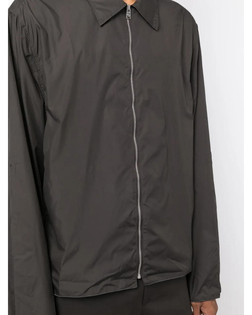 Lanvin Lichtgewicht Shirtjack in het Gray voor heren