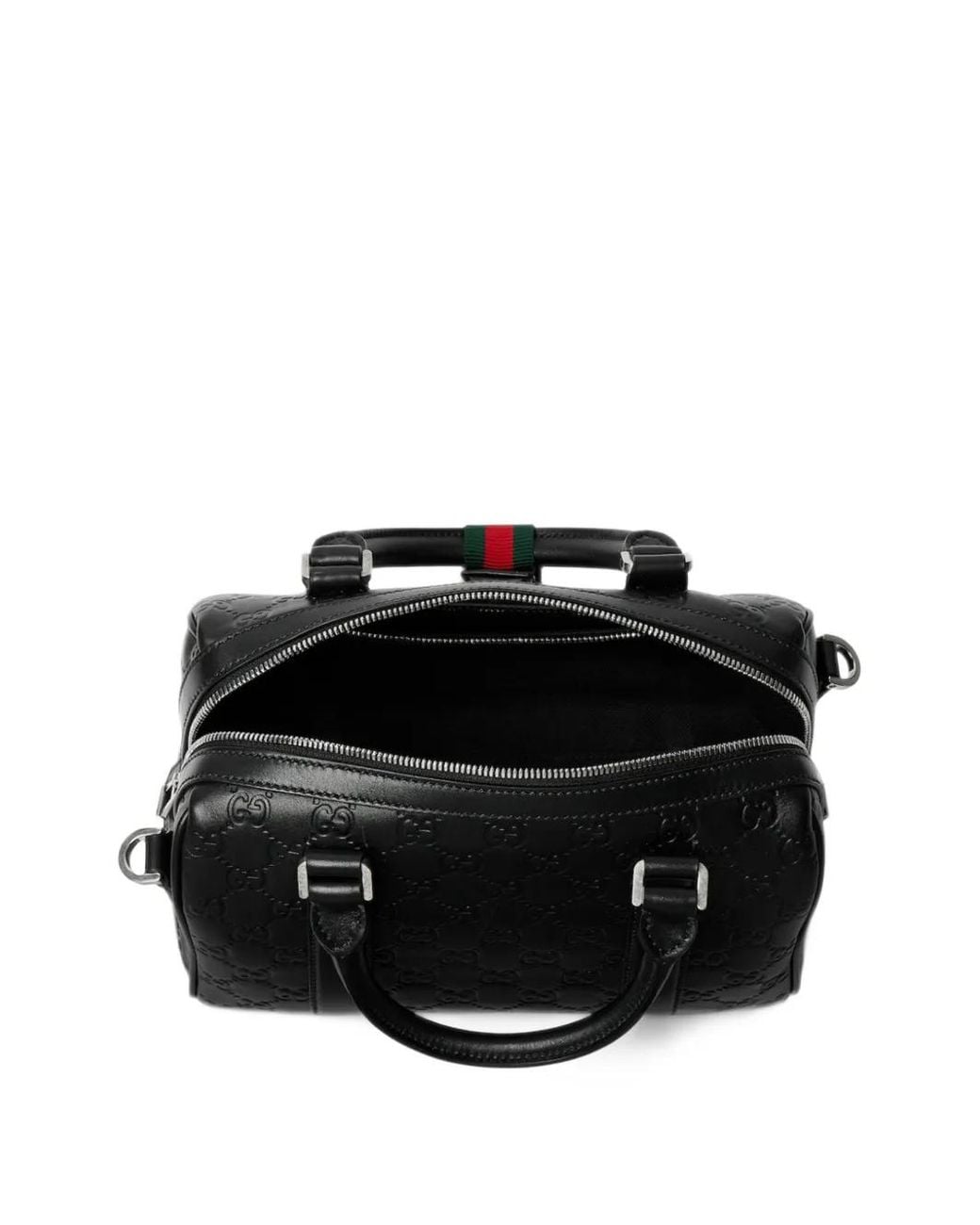 Gucci Black Gg Emblem Small Duffle Bag for men