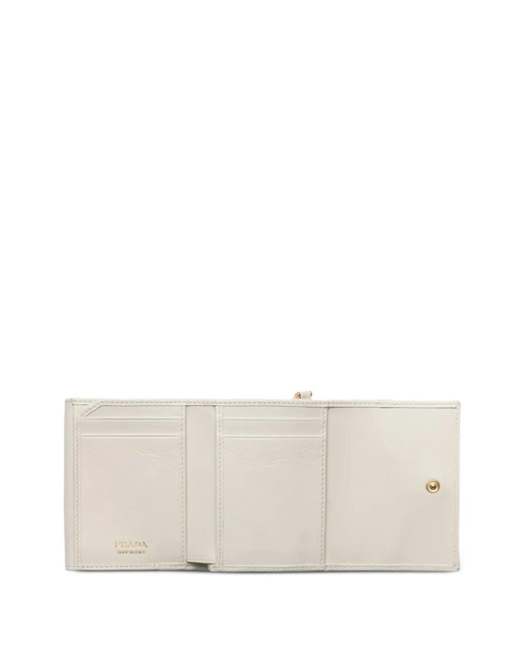 Prada Natural Small Leather Wallet