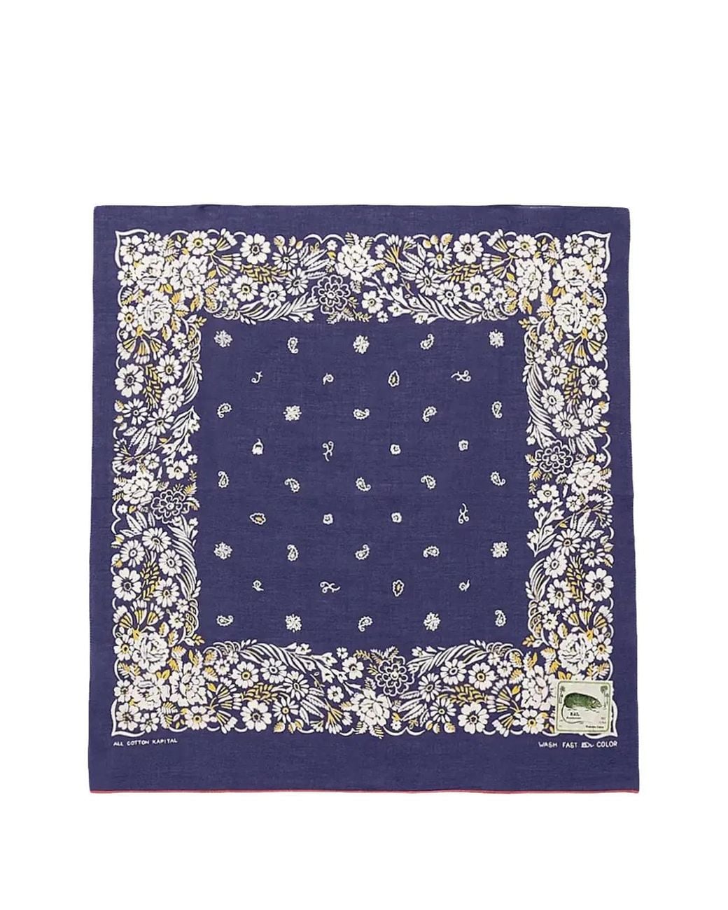 Kapital Blue Fastcolor Selvedge Bandana