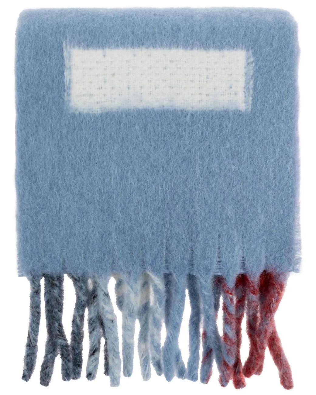 Marni Schal Mit Maxi-Logo in Blue für Herren