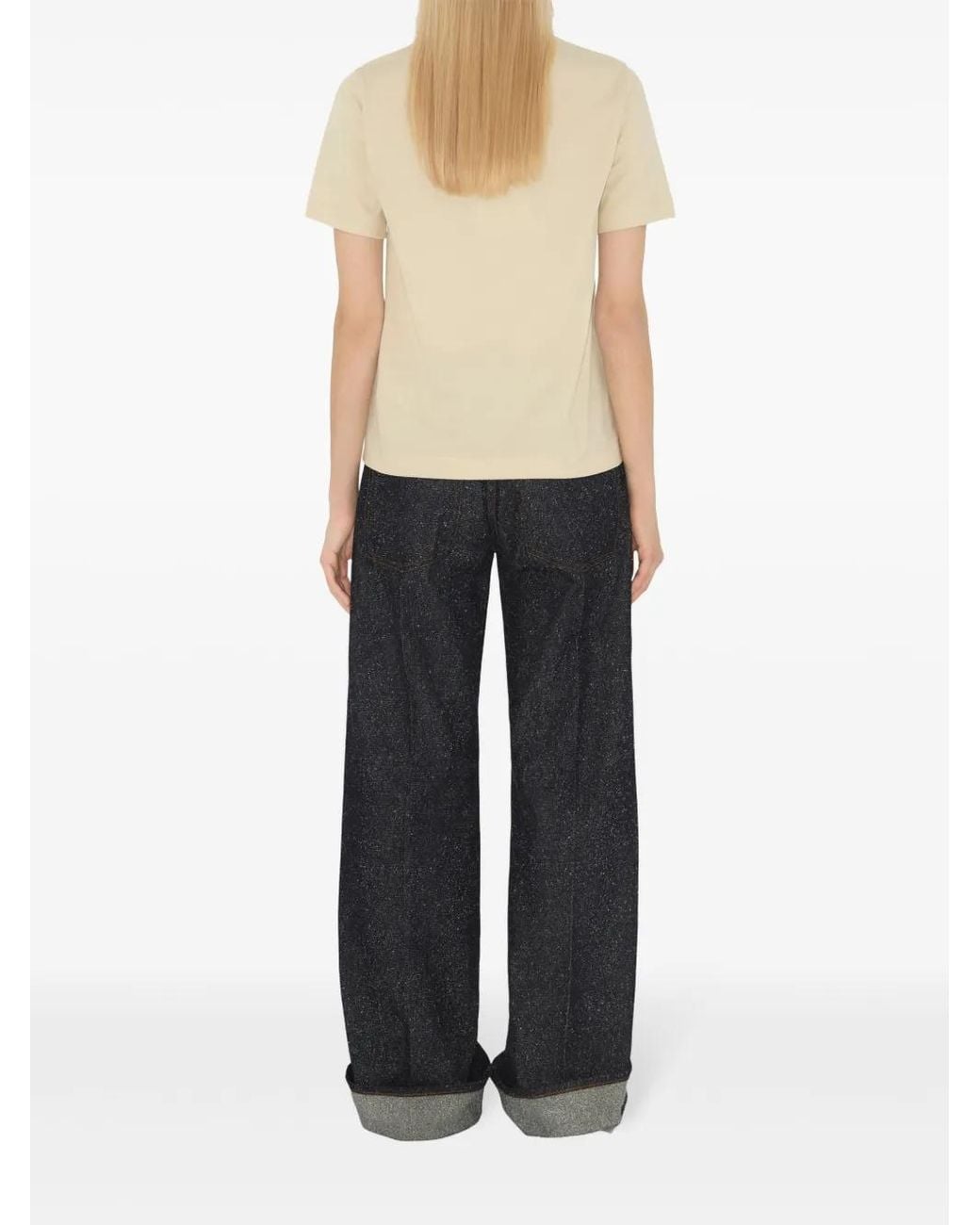 Burberry Natural Cotton T-Shirt