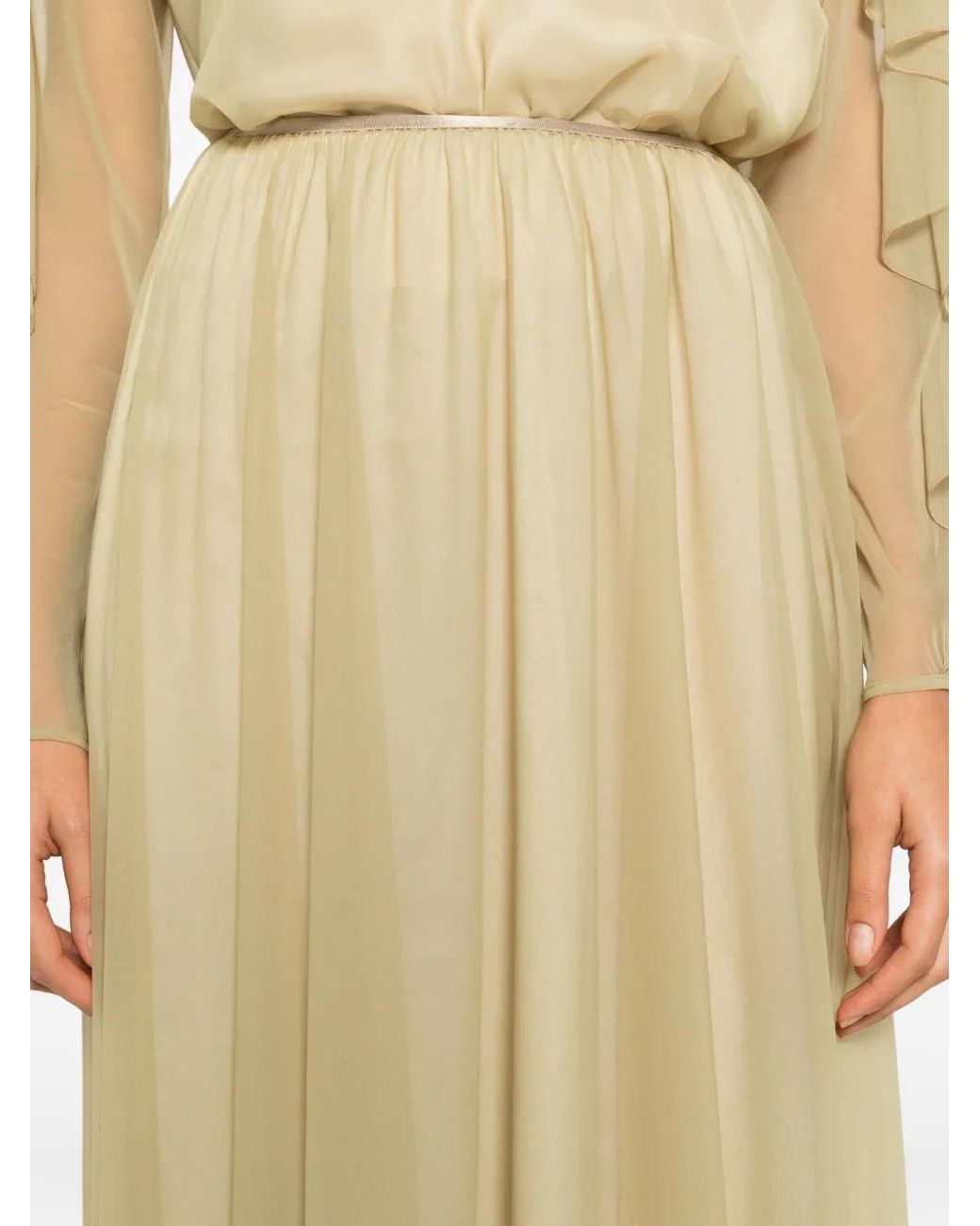 Forte_forte White Elasticated-Waistband Skirt