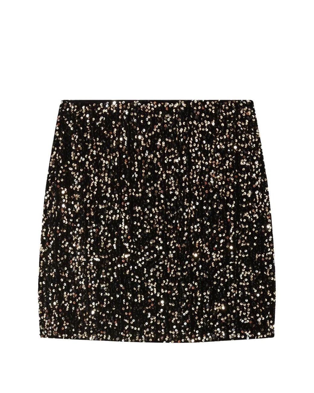 Ted Baker Black Pearsom Sequin-Embellished Mini Skirt