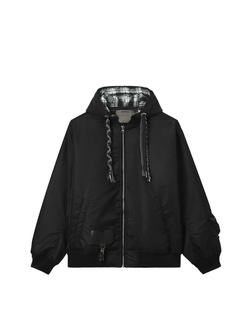 Musium Div. Black Veste Bomber À Capuche for men