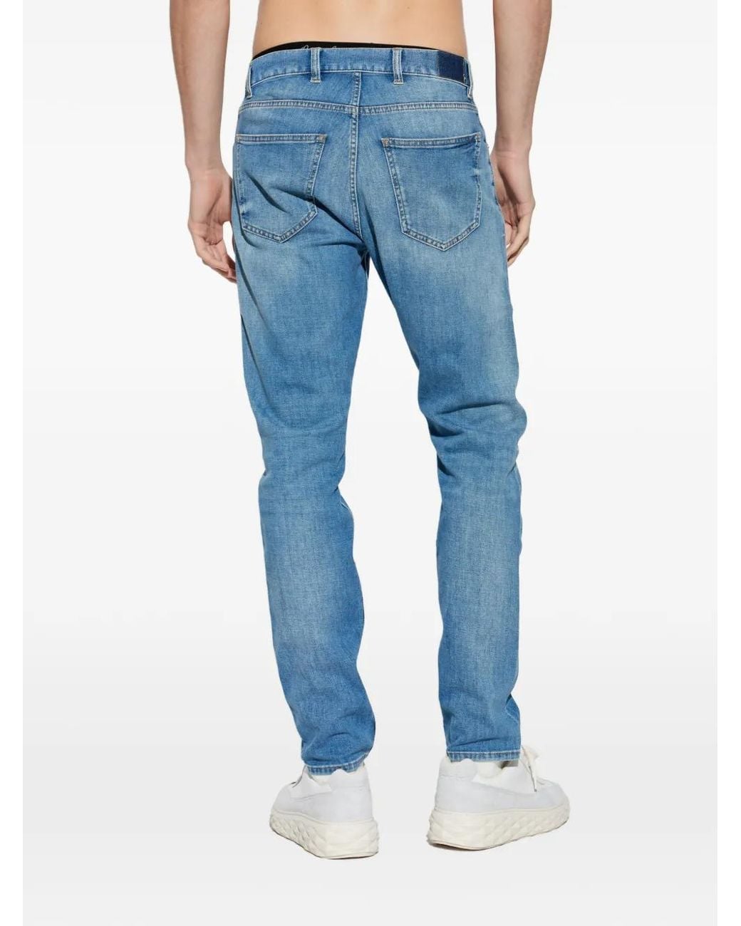 Eleventy Blue Five-Pocket Denim Jeans for men