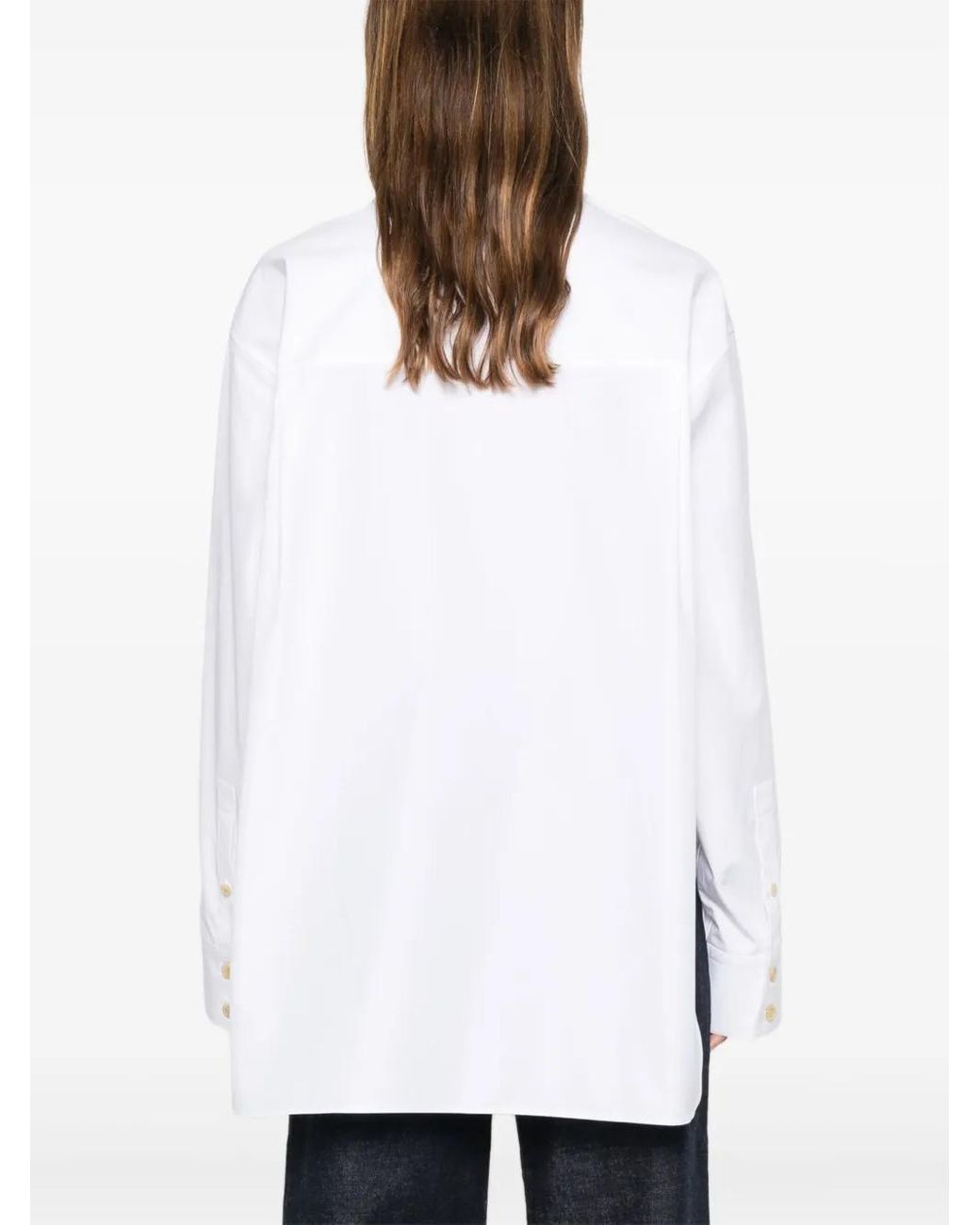 Khaite White Pocket Shirt