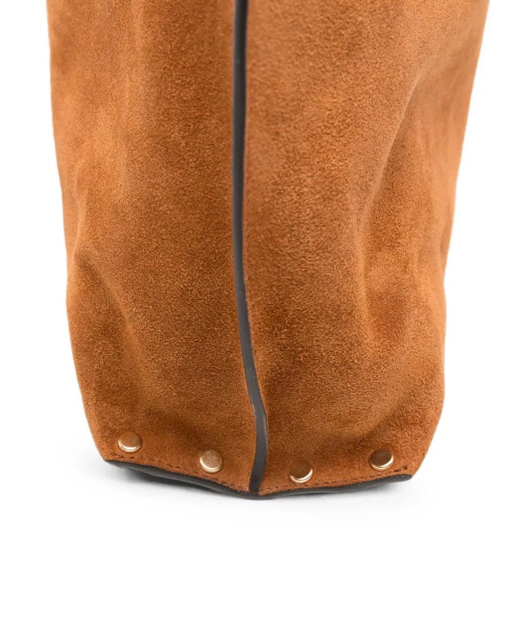A.P.C. Brown Suede Shoulder Bag
