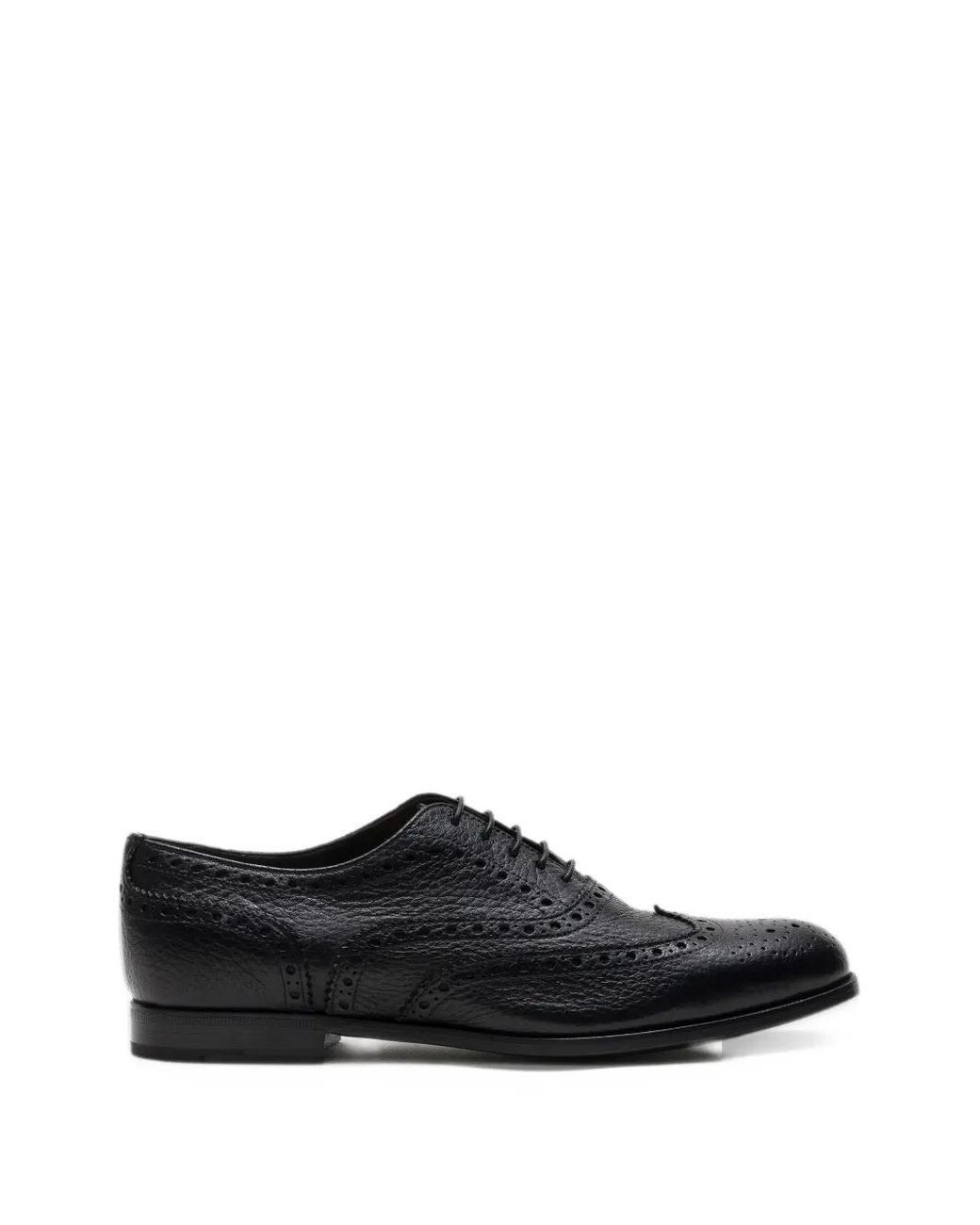 Church's Black Burwood 3 W Brogue Oxford Shoes