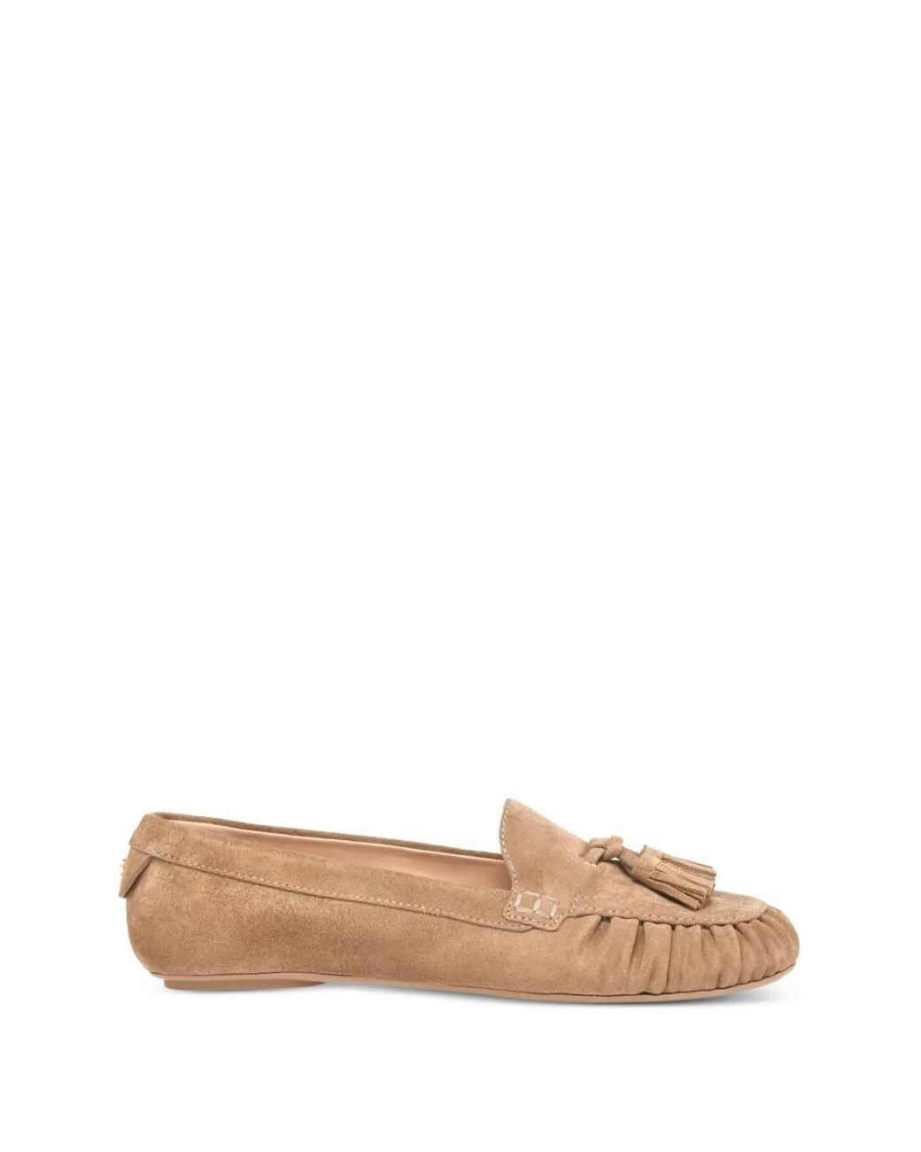 Gianvito Rossi Brown Thèa Ballet Flats