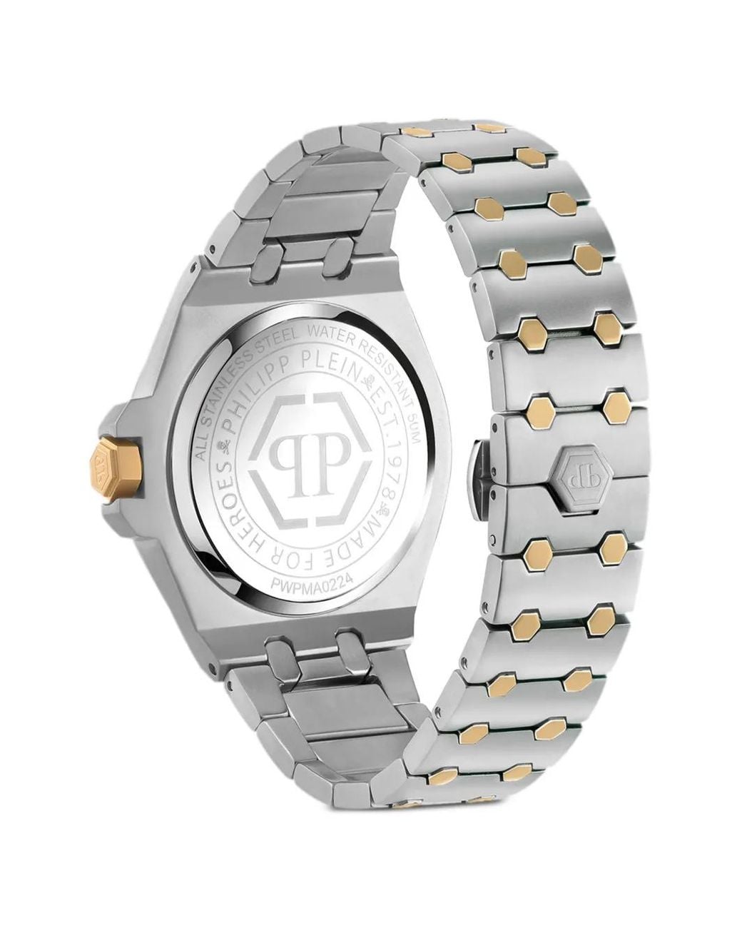 Philipp Plein Green Stainless Steel 43Mm Watch for men
