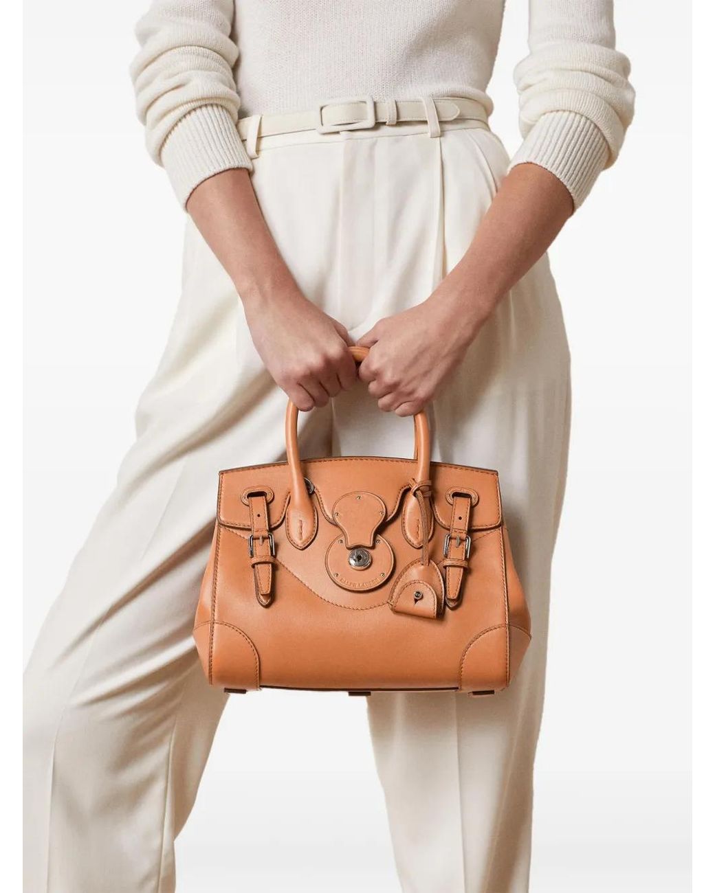 Ralph Lauren Ricky 27 Tote Bag in Brown | Lyst